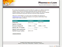 Tablet Screenshot of pharmaexcel.com